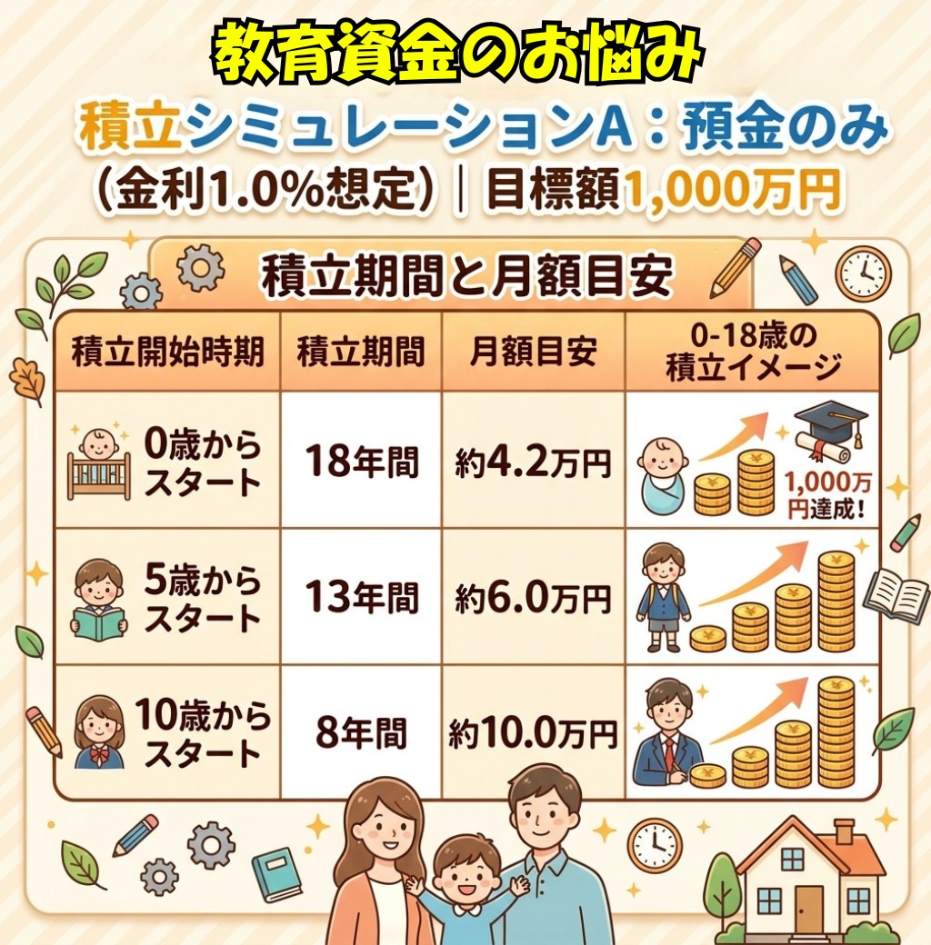 教育資金★こどもNISA等の不安や疑問を整理します 投資初心者のママパパへ！教育資金づくりの不安や疑問を解消♪ イメージ3