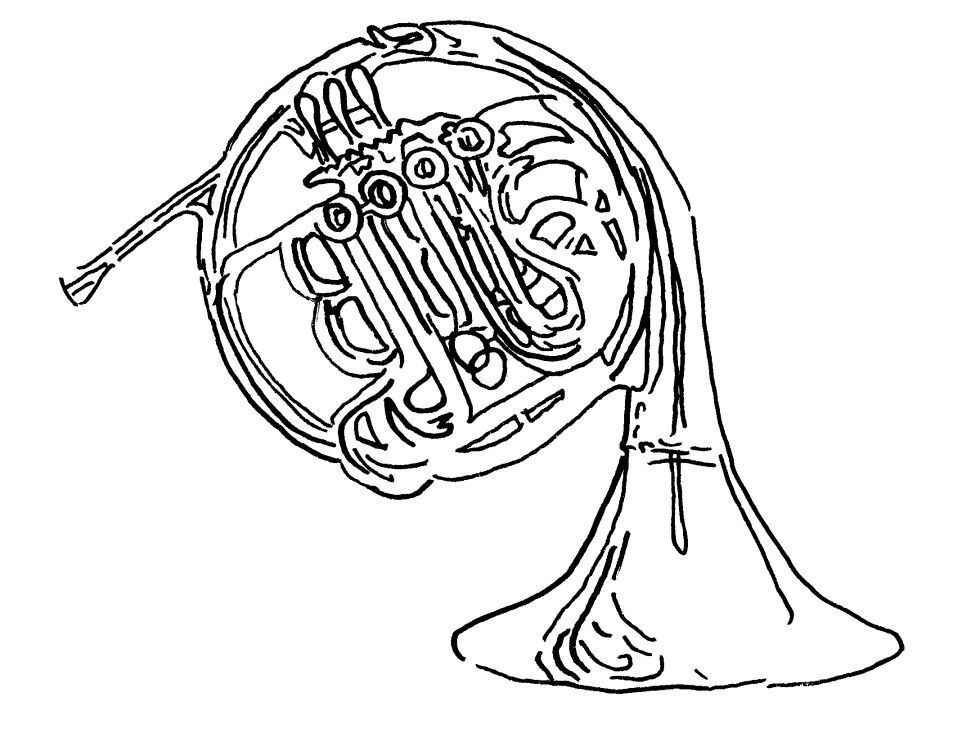 手書き風の楽器を描きますます ほんわかした雰囲気の楽器を描きます。 イメージ2