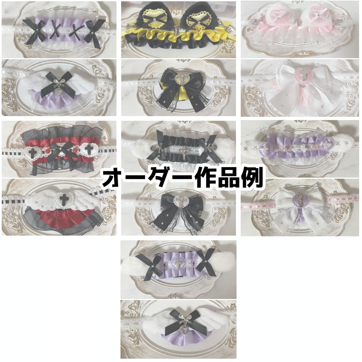 ぬいぐるみ用ヘッドドレス＆スタイを作成します セミオーダー形式にて作成させて頂きます♡ イメージ5