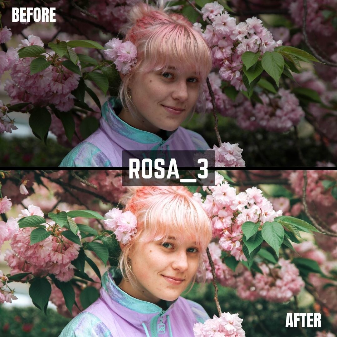ROSA｜Lightroomプリセット販売します スマホで撮影した写真、ワンタッチで大変身！ イメージ8