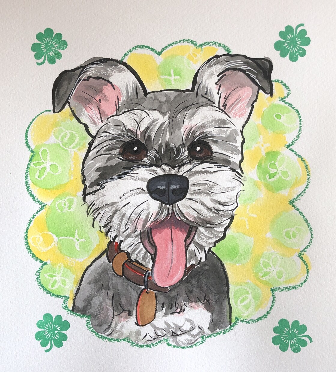 ペット似顔絵◆優しいタッチでお描きします ◆郵送料込み◆愛犬◆わんちゃん◆贈り物にも イメージ7