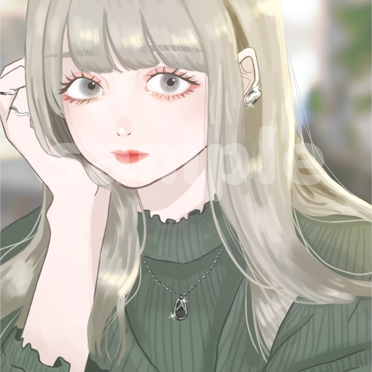 SNS用のアイコンイラストを制作します ヘッダー、配信画面での利用もOK！ イメージ4