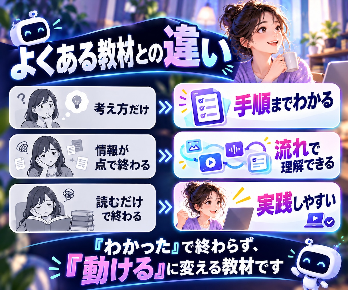 顔出し不要｜AIショート動画量産の仕組みを教えます 投稿を7工程に分け、最初の1本を基準動画として半自動化します イメージ5