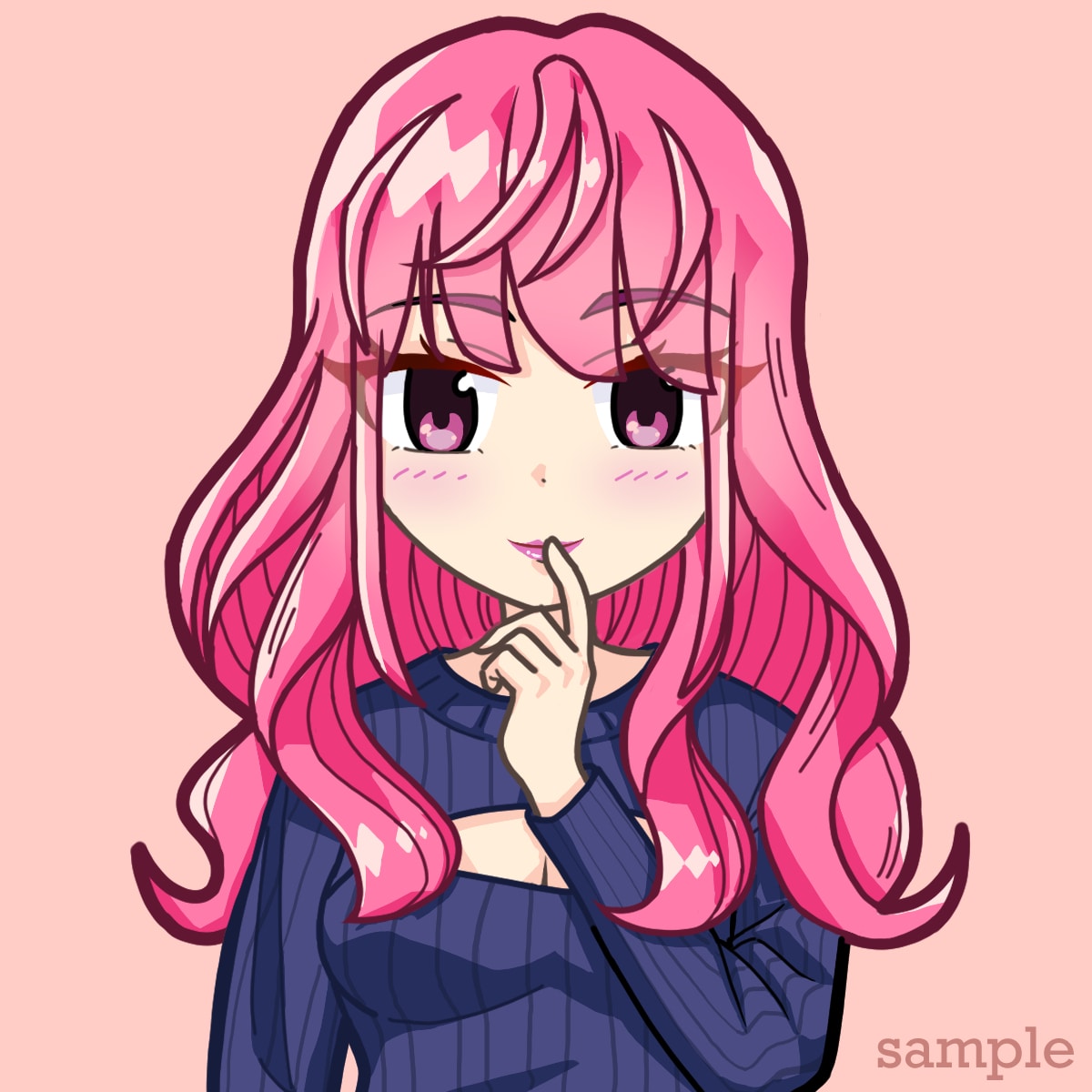 可愛いSNSアイコン作成します バリエーション豊富！！個性的で可愛いキャラクター描きます！！ イメージ5