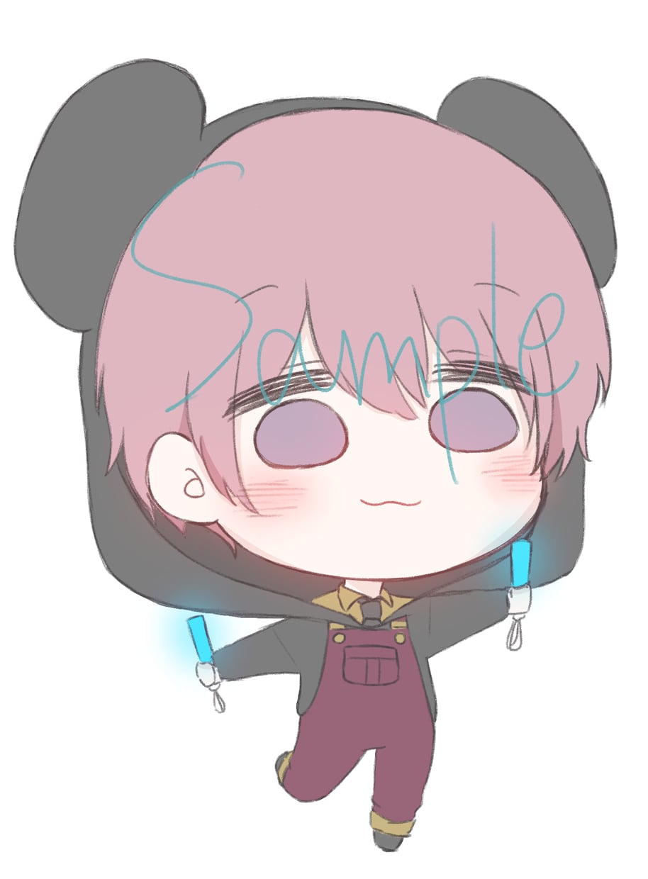 アイコン用ミニキャライラスト描きます 学生さんにオススメ1000円でコテキャラのアイコンが作れる！ イメージ2
