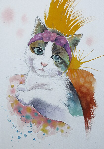 手描きによる似顔絵をオシャレに魅力的に描きます 手描きによるオリジナルアートを自分！プレゼント！お祝い！に イメージ4