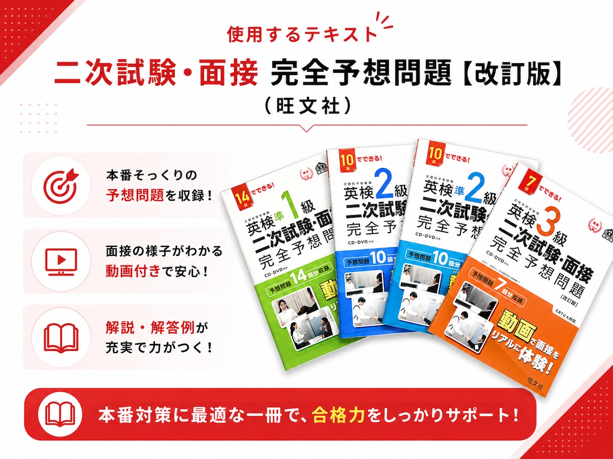 英検1級講師が英検二次試面接の対策をします 英検1級講師が準1級～3級の面接対策をご提供します！ イメージ7