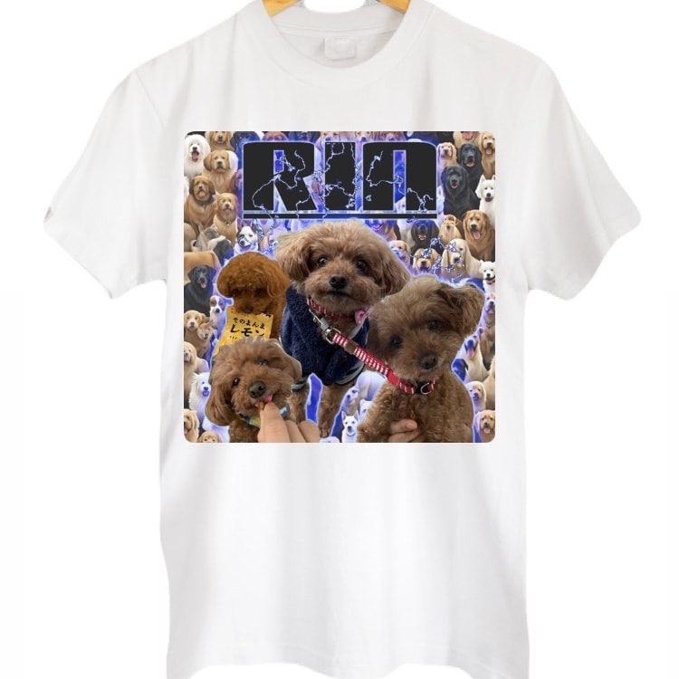 ペットや家族・友人のオリジナルTシャツを作成します ペットへの愛が止まらない方！サプライズ好きな方！必見！ イメージ1