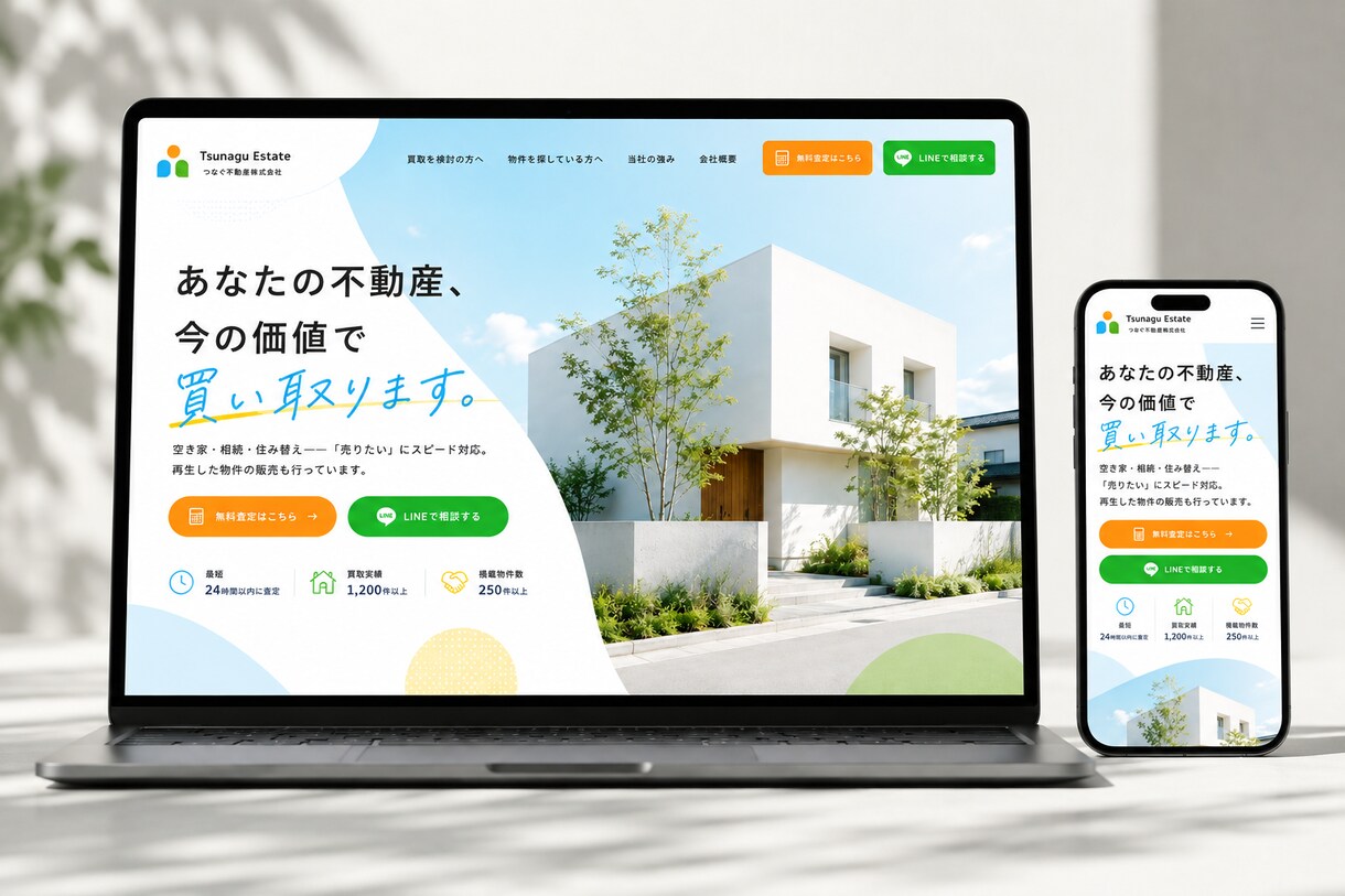 不動産買取再販に特化したホームページを制作します 売却査定＋再販物件掲載｜買取再販HPに必要な機能まとめて制作 イメージ5