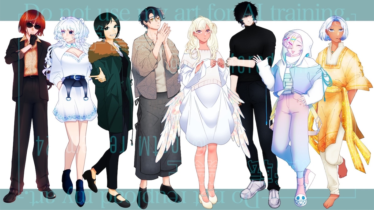 TRPG立ち絵・一枚絵・SDイラスト作成します TRPGで使用できるイラストを作成します！ イメージ1