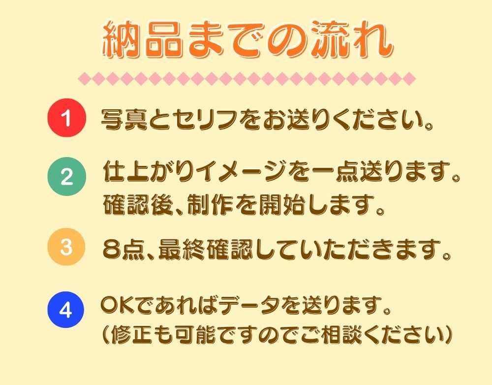写真を送だけ！子供の可愛いLINEスタンプ作ります 成長の記念に我が子LINEスタンプ作成 イメージ2