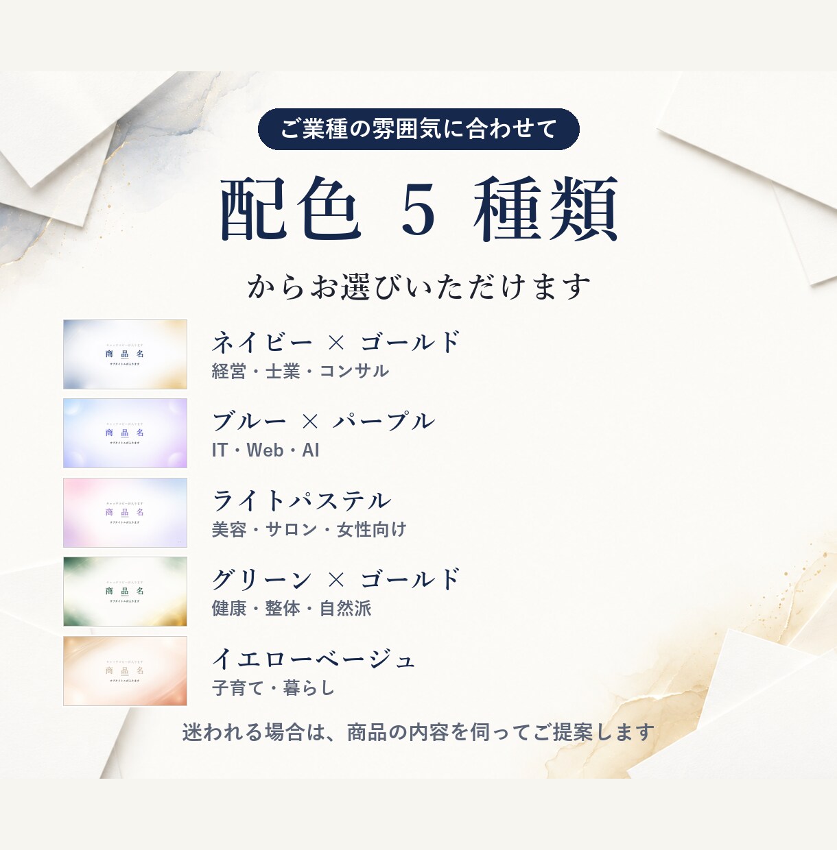講座・商品の説明資料スライド34枚作ります 盛らずに順番で納得してもらう資料をお作りします イメージ6