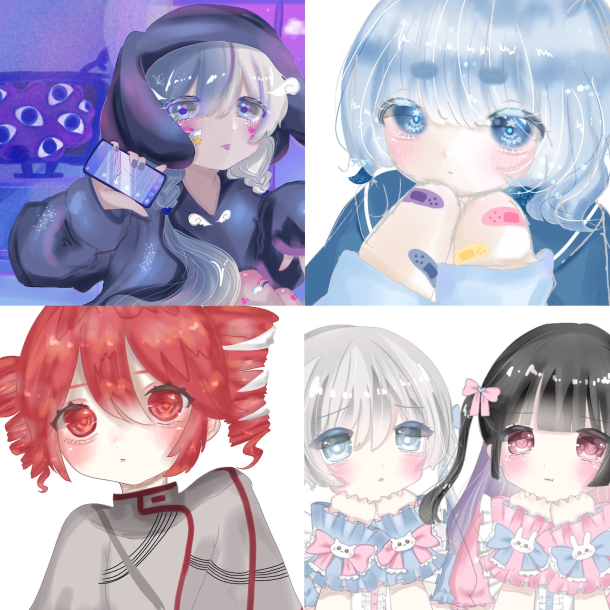 あなただけのイラストかきます きらきらふわふわな世界観^ ̳ᴗ ·̫ ᴗ ̳^ イメージ1