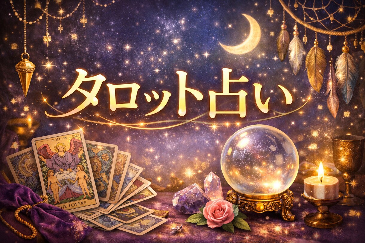 タロットカードであなたを占います 今年の運勢などを占ってみませんか 恋愛・人間関係など イメージ1