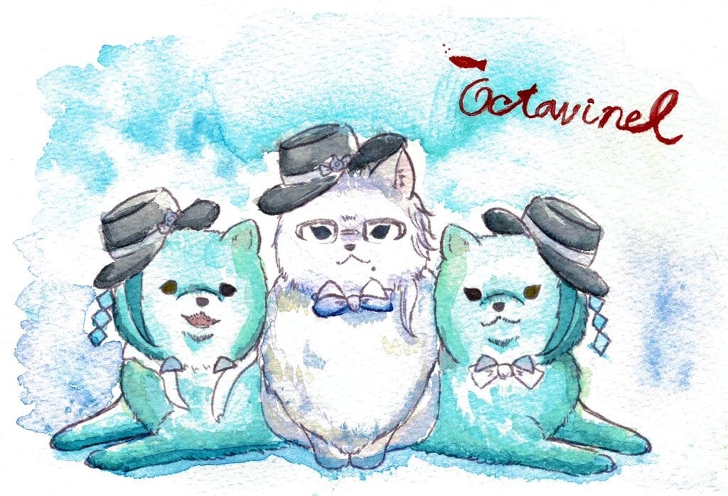 水彩画でわんちゃん、ねこちゃん等イラストをかきます プレゼントやお家での鑑賞、スマホの待ち受けなどにも対応します イメージ4