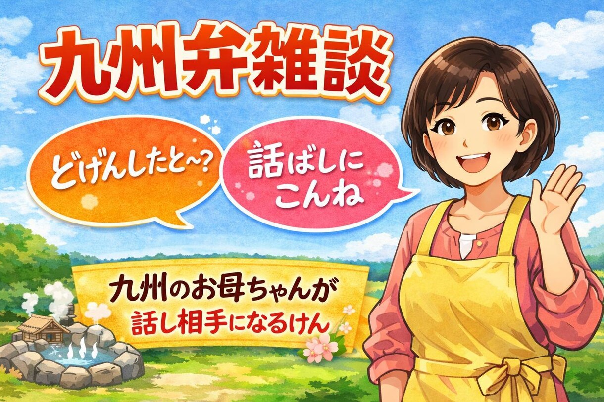 九州弁でお話を聞きます 言葉を気にせずなんでん話して良かよ！ イメージ1