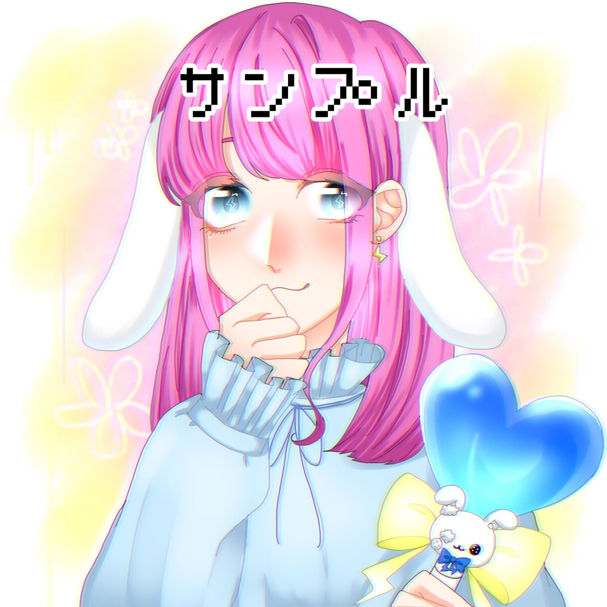 SNS用のアイコン・イラストお描きします キャス画もOK！SNSで活動する方に イメージ4
