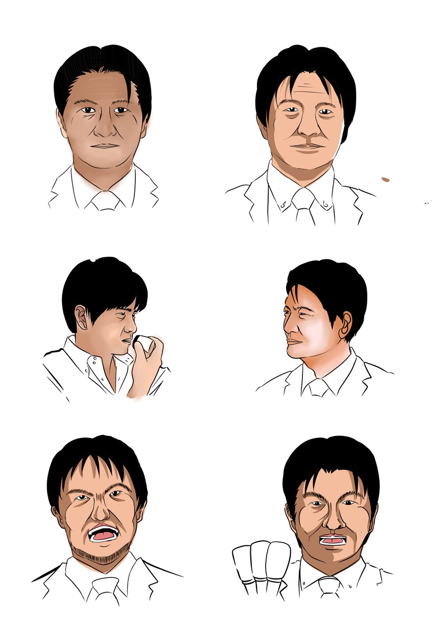 リアルからマンガ調まで似顔絵作成します 記念日や誕生日、家族の特別な日にいかがでしょう? イメージ9