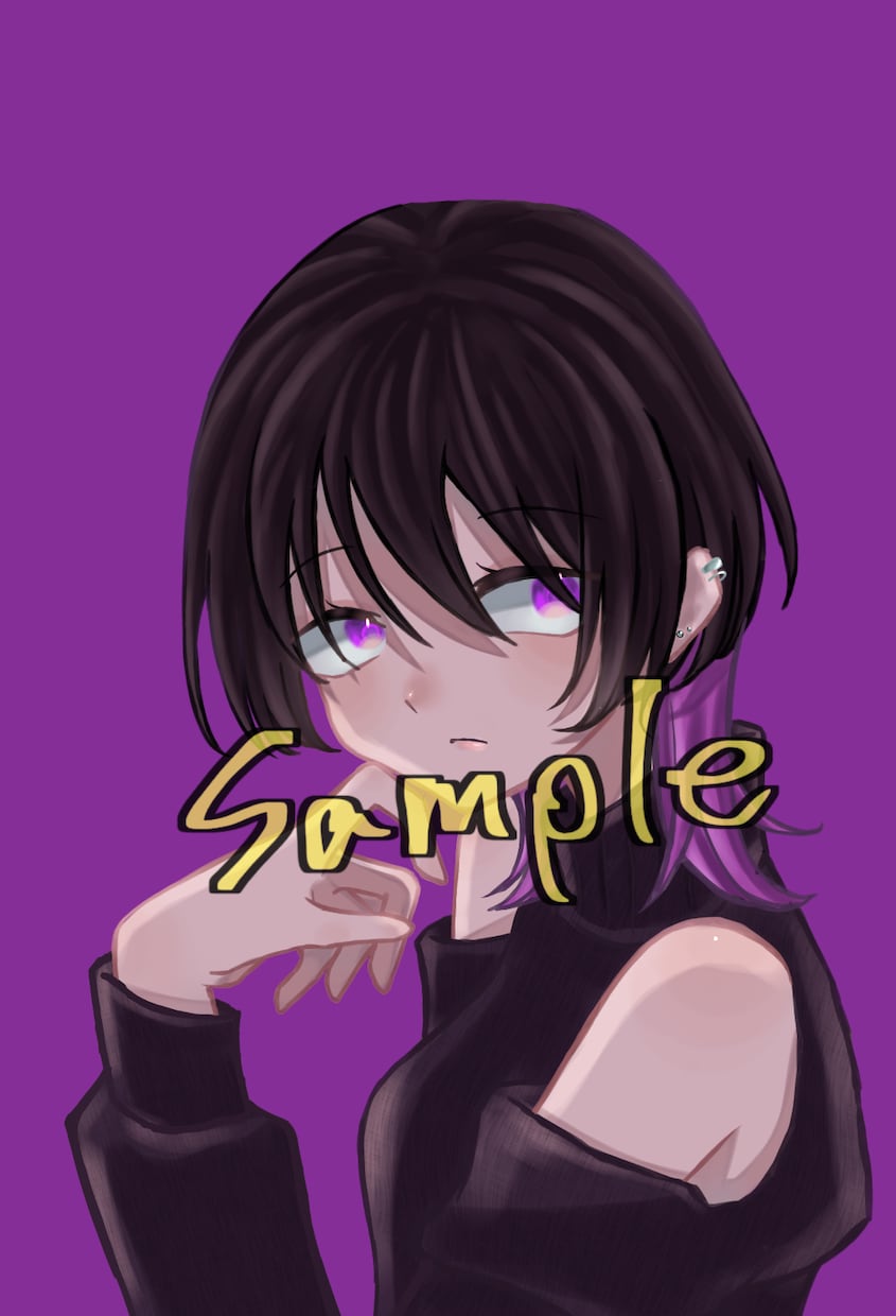イラストを希望通り描きます お望み通りにオリジナルの女の子を描来ます。 イメージ1