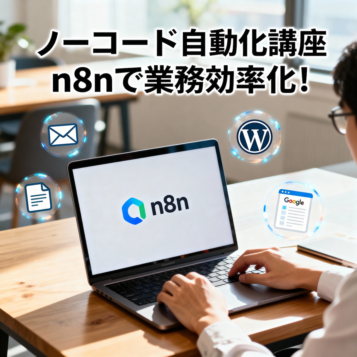 AI自動化ツールを自作！n8n活用方法を解説します 初心者・非エンジニアでも今日から自動化できる！ イメージ1