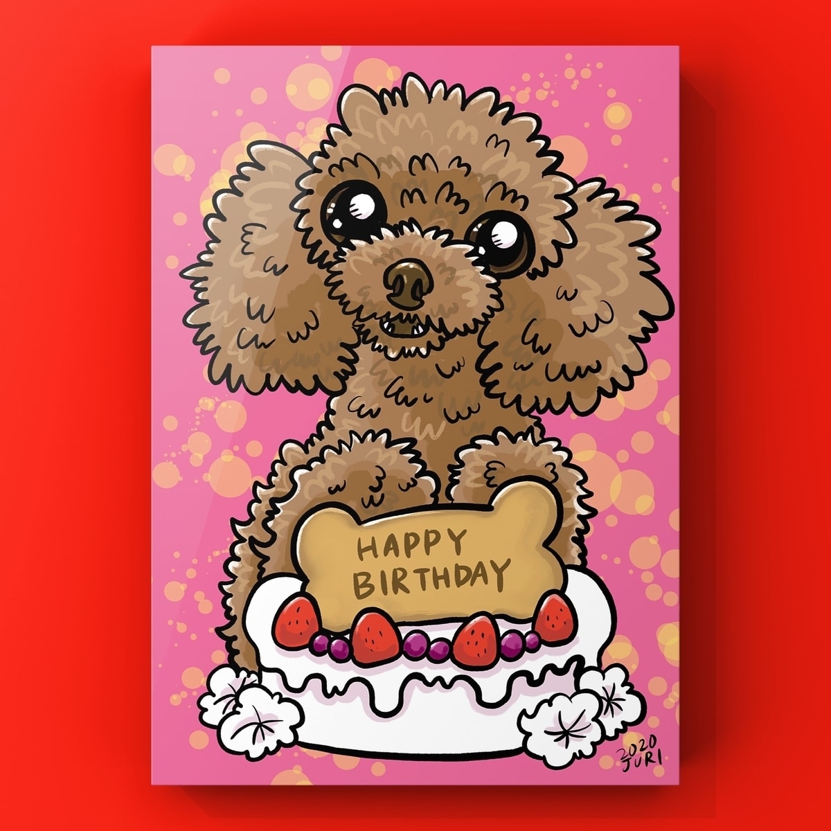 デジタル画でかわいいペットの似顔絵を制作します かわいくデフォルメしたペットのデジタル似顔絵です。 イメージ2