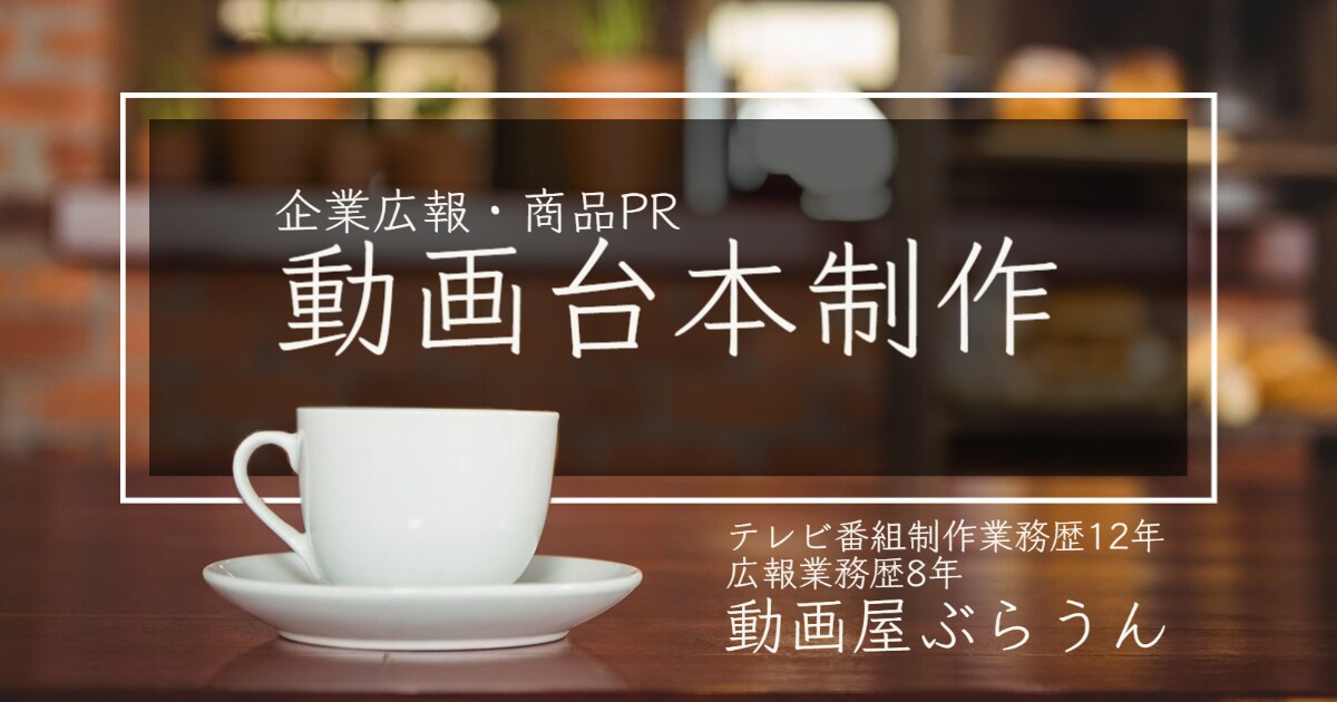 プロモーション動画台本を制作いたします 企業様・店舗様・士業様へ動画制作であなたの広報活動を後方支援 イメージ2