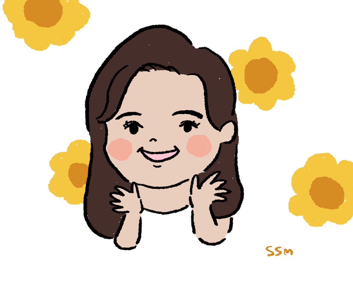 ゆるい似顔絵イラスト描きます ゆるいテイストで似顔絵を描きます！ イメージ2