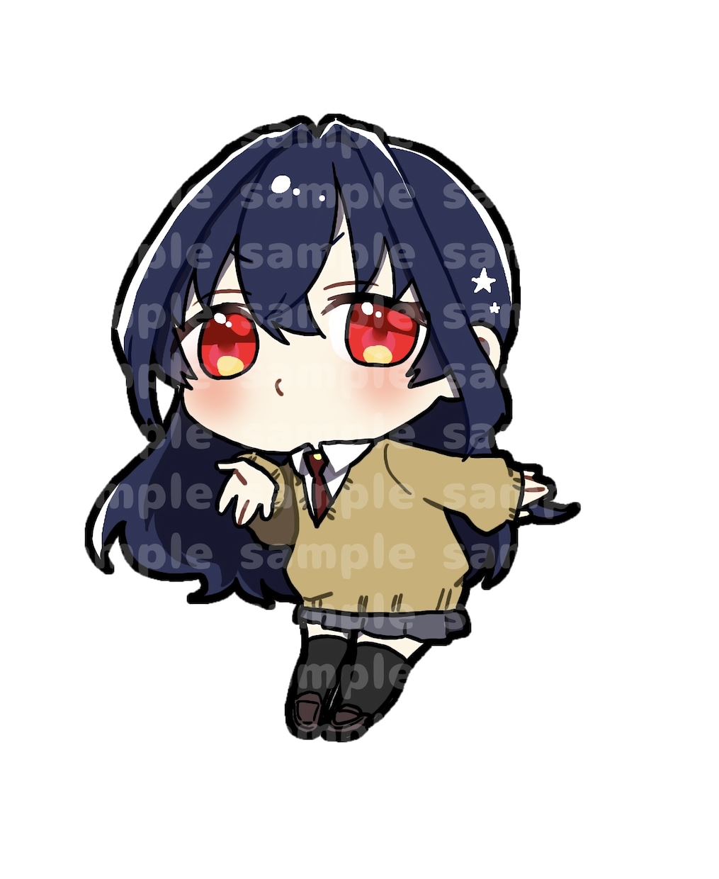 かわいいミニキャラを描きます 最短ご依頼から２４時間で提供可能です！ イメージ5