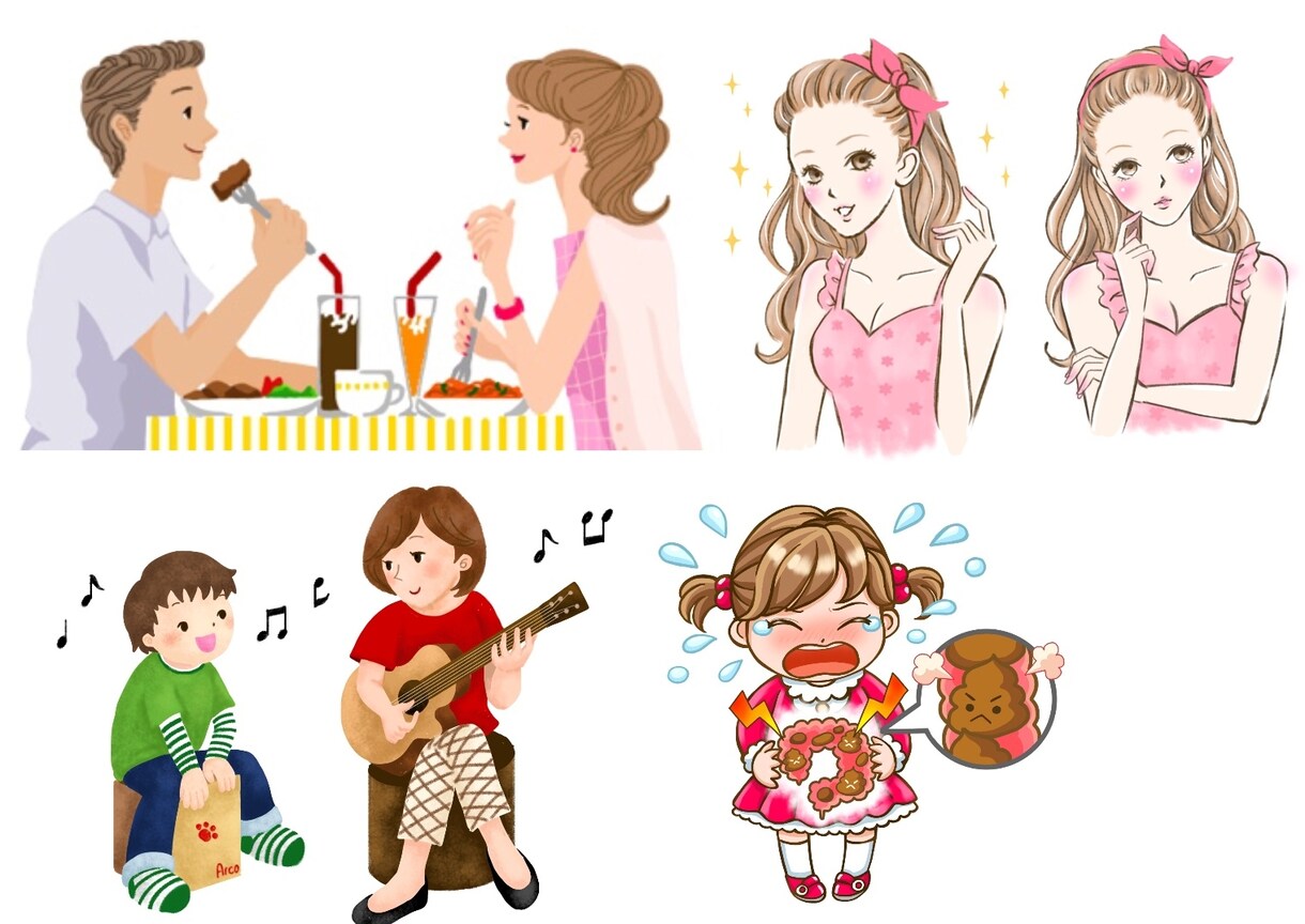 ロゴ制作、カットイラストお描きします チラシ、パンフ、スタンプなどあなたのお好みで☆商用利用可 イメージ10