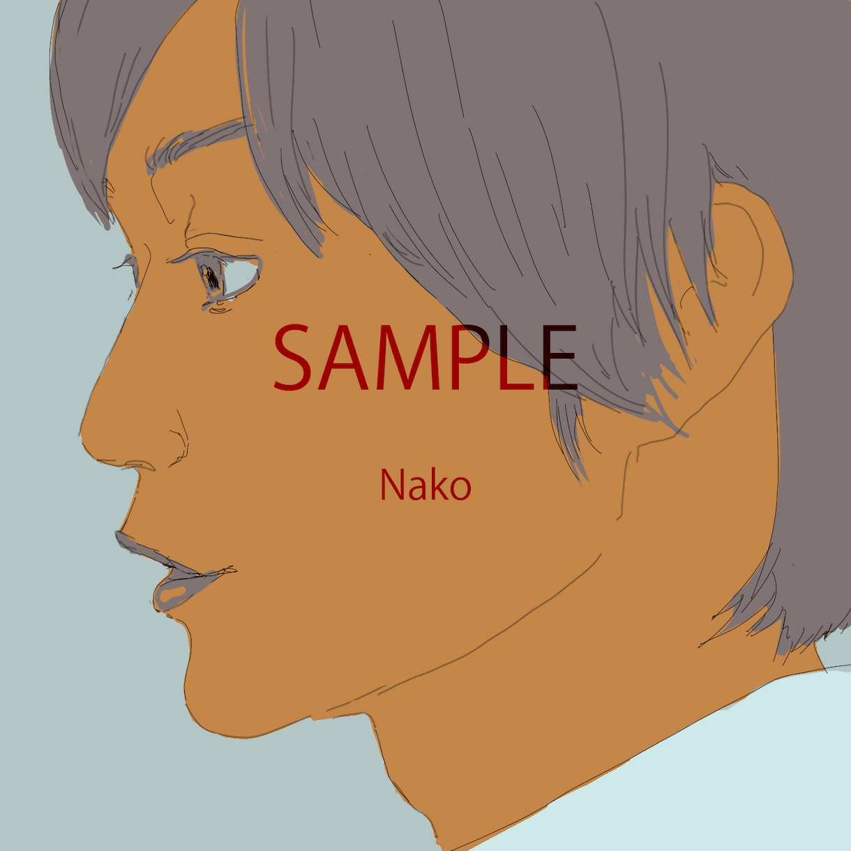おしゃれな似顔絵をお描きします SNSのアイコンに使える！きれいめなイラストです イメージ2