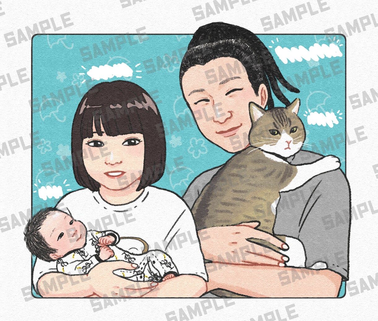 希望通りの似顔絵描きます 恋人、家族、友人へのプレゼントにも！ イメージ4