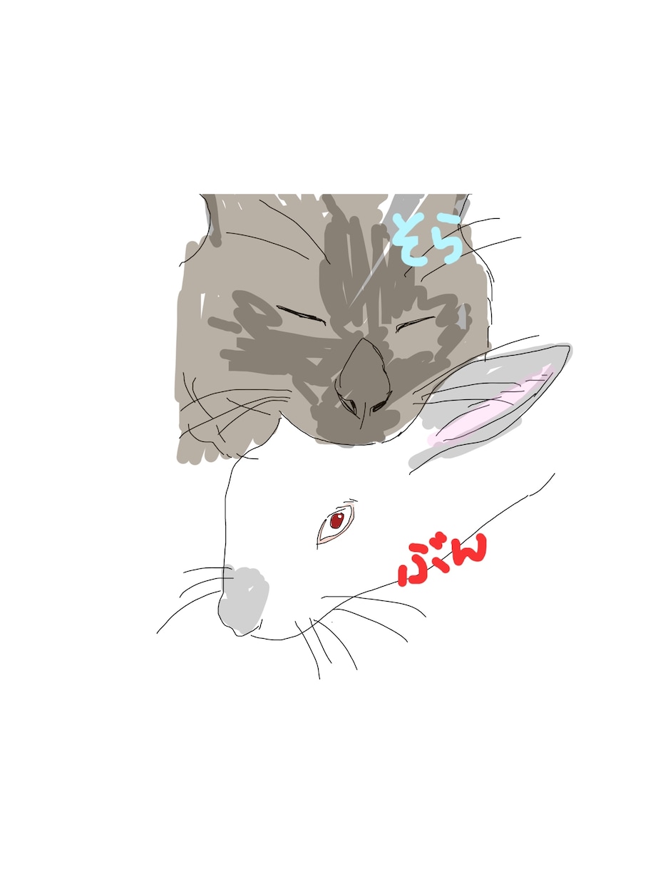 ペットの絵を5枚描きます 大事なペットの思い出を残しましょう！お手伝いさせてください！ イメージ6