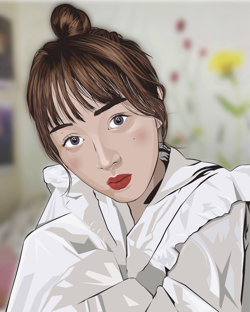 リアル系の似顔絵イラスト作成いたします イラスト化してほしい画像を渡すだけでOK! イメージ7
