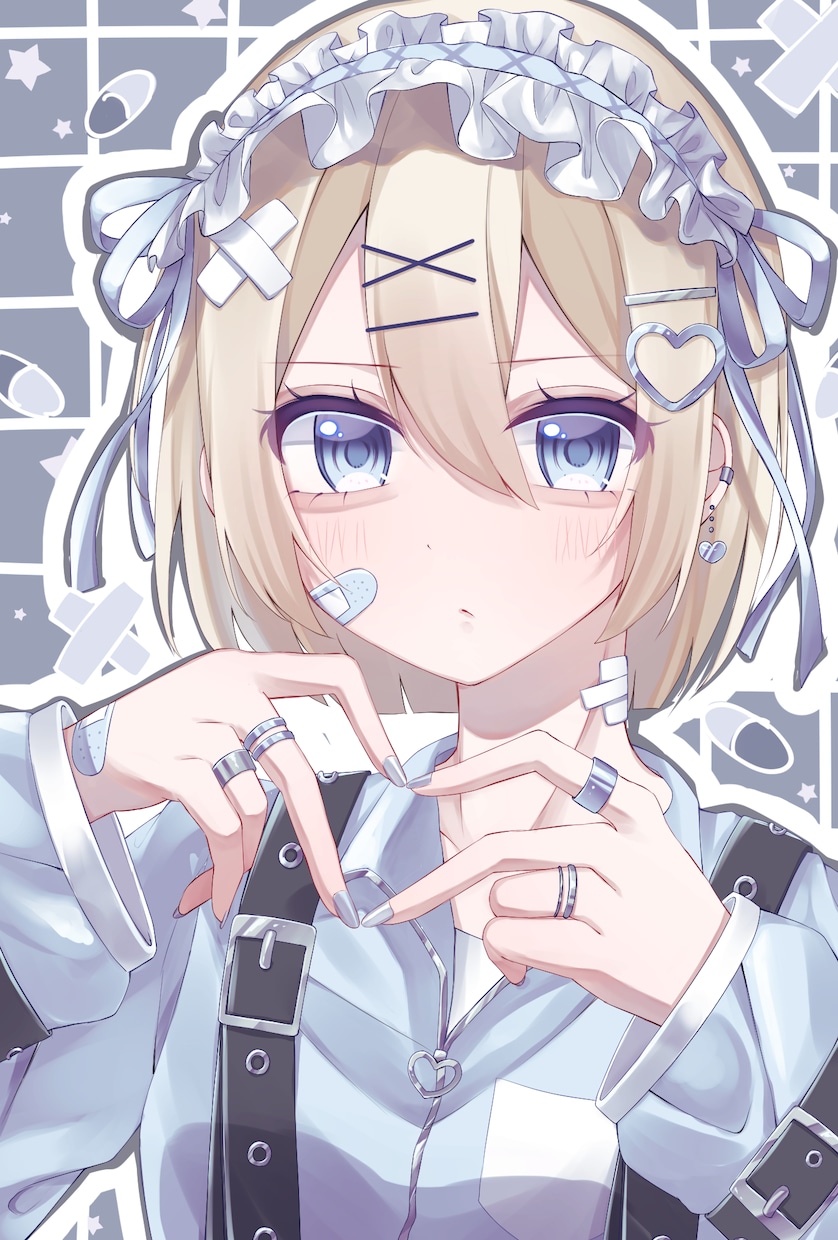 SNSのアイコンや歌ってみたサムネイル等描きます 可愛くてキラキラしたイラストが得意です！ イメージ1