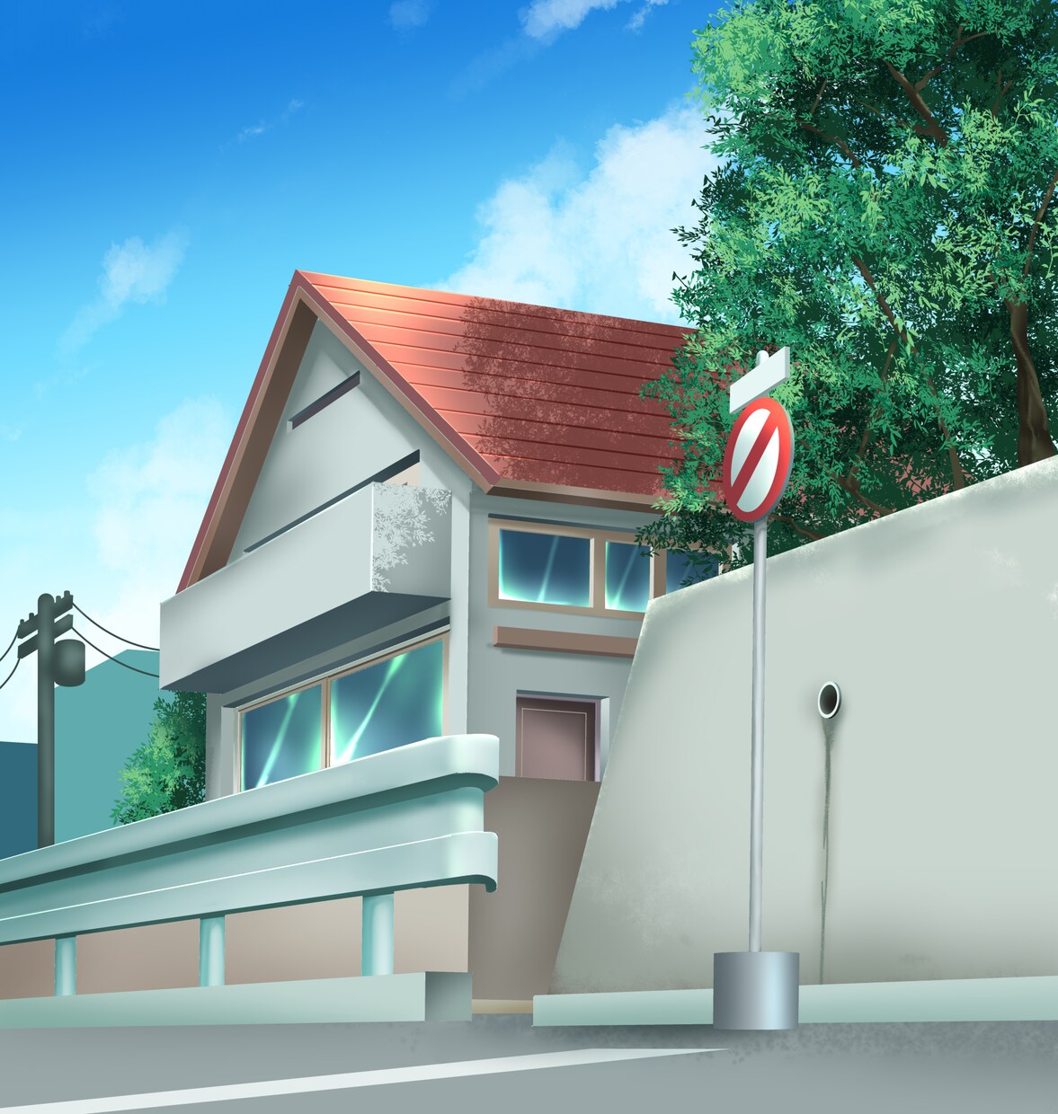 ゲームや漫画に仕える背景を作成いたします クセのない絵柄で要望に沿った背景を作成します イメージ1
