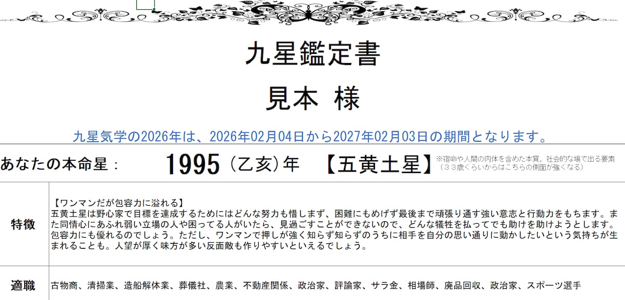 九星気学で意思決定を最適化します その判断、ズレている可能性あります！ イメージ1