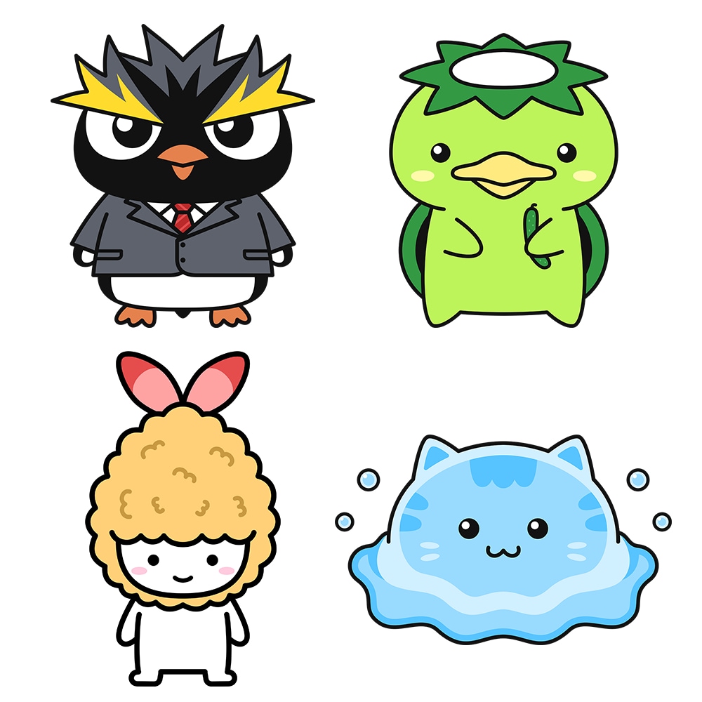 商用OK！ポップで可愛いキャラクターを描きます SNSのアイコンやお店のイメージキャラクターを作りませんか？ イメージ4