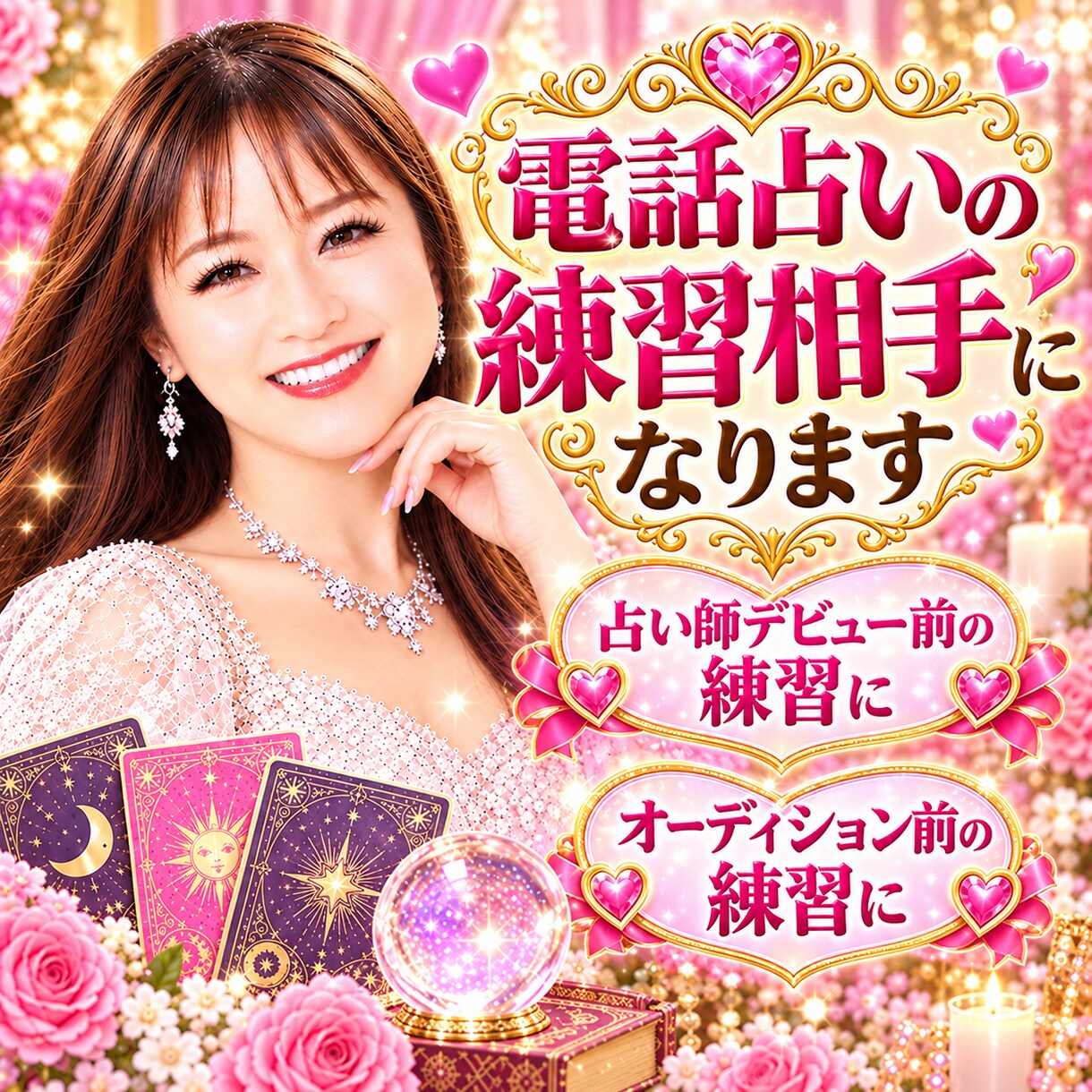 電話占いの練習相手になります オーディションに向けての練習に✨ イメージ1
