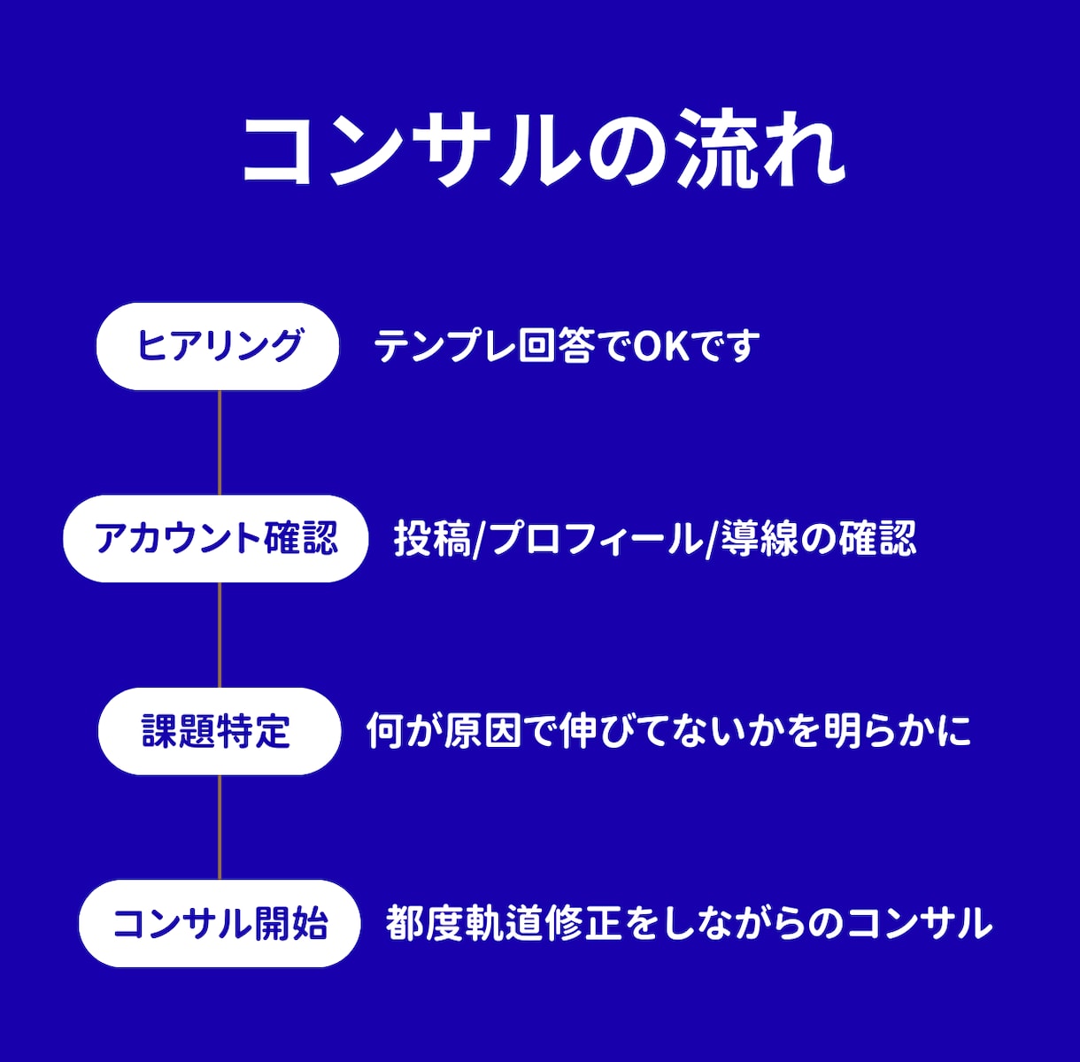 あなたのSNSを1ヶ月間コンサルします フォロワーより“売上導線”を整えるSNS相談に！ イメージ2