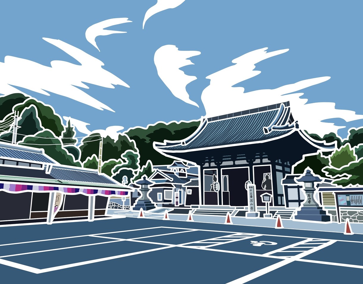 商用可！建物や風景を味のあるイラストで描きます 店舗や街の風景を、味のあるオリジナルイラストで イメージ4