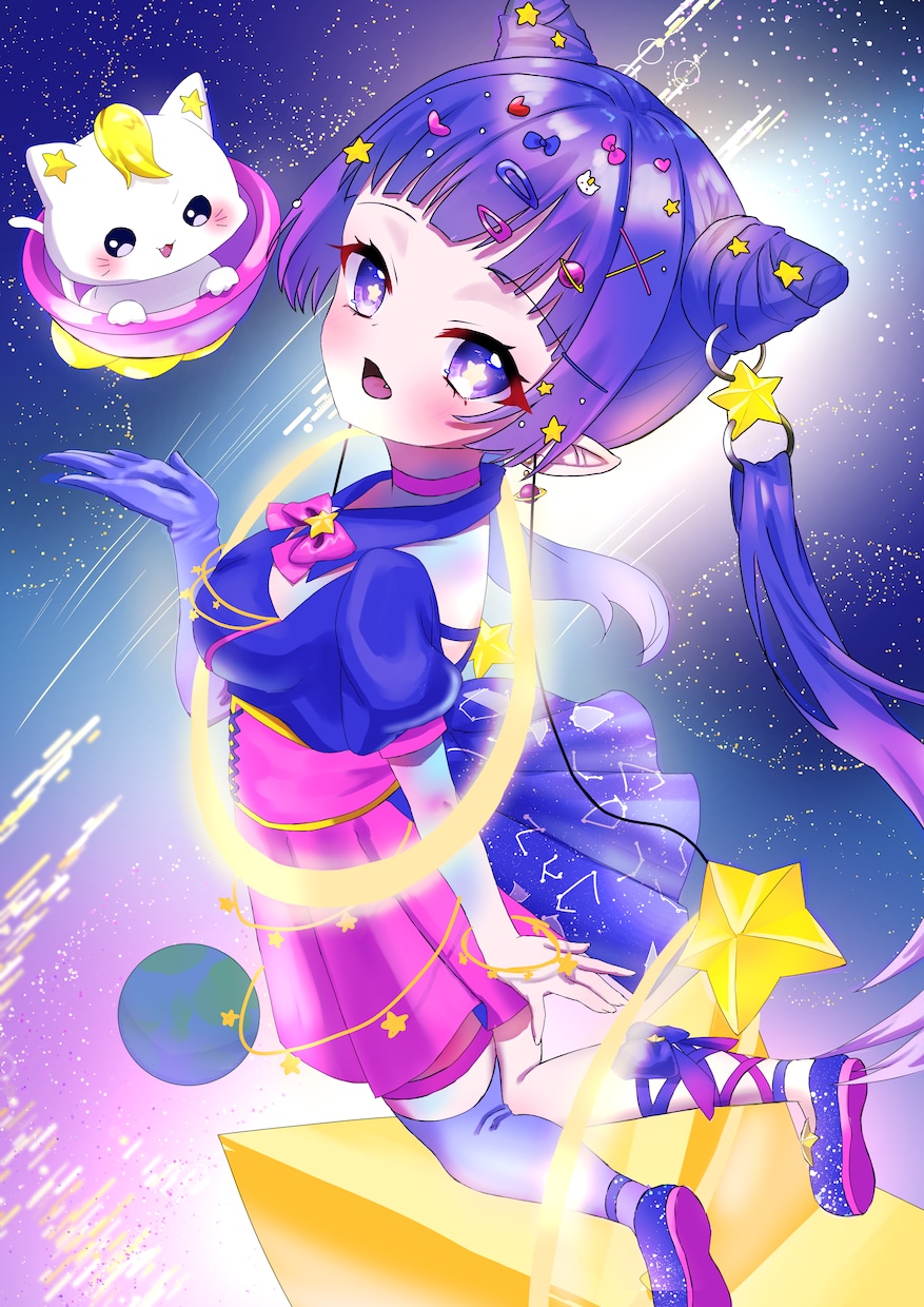 IRIAMライバー、TRPG等の立ち絵を制作します 商用利用可能！萌え萌えのかわいいイラスト イメージ6