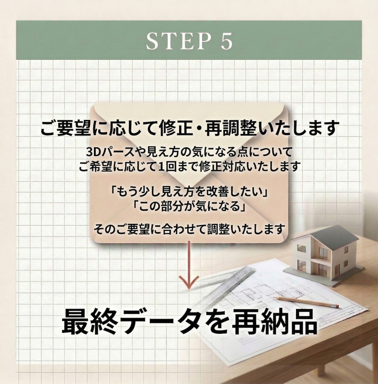 間取り不安解消！3Dでキッチンからの景色確認します キッチン視点を3D再現し後悔防止 イメージ9
