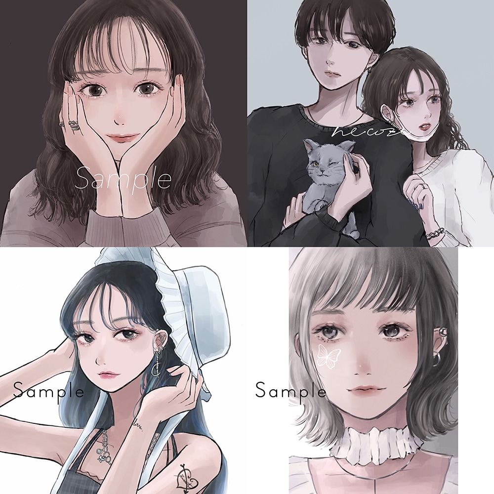 目を引くアイコンイラスト制作します おしゃれな女の子のイラスト作成します！お気軽にご相談ください イメージ6