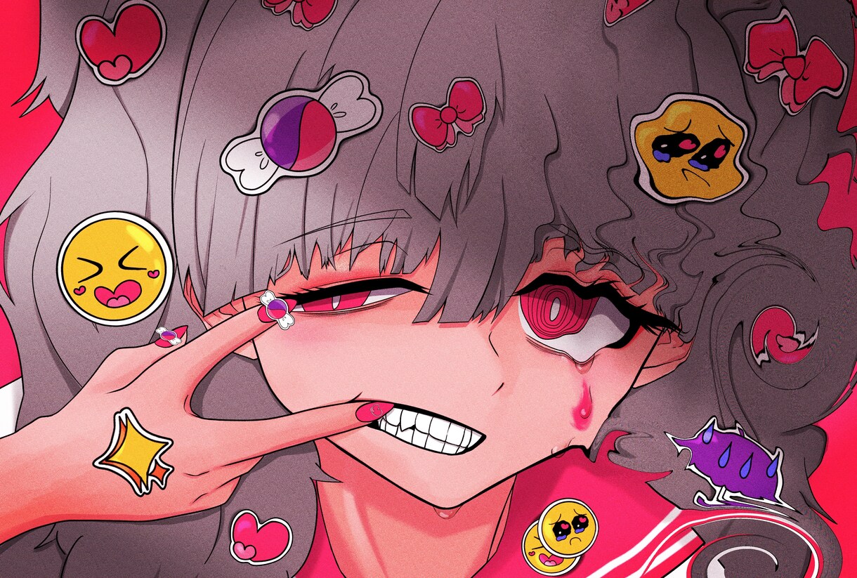用途に合ったイラスト描きます 可愛かったり不穏なイラストが得意です イメージ6