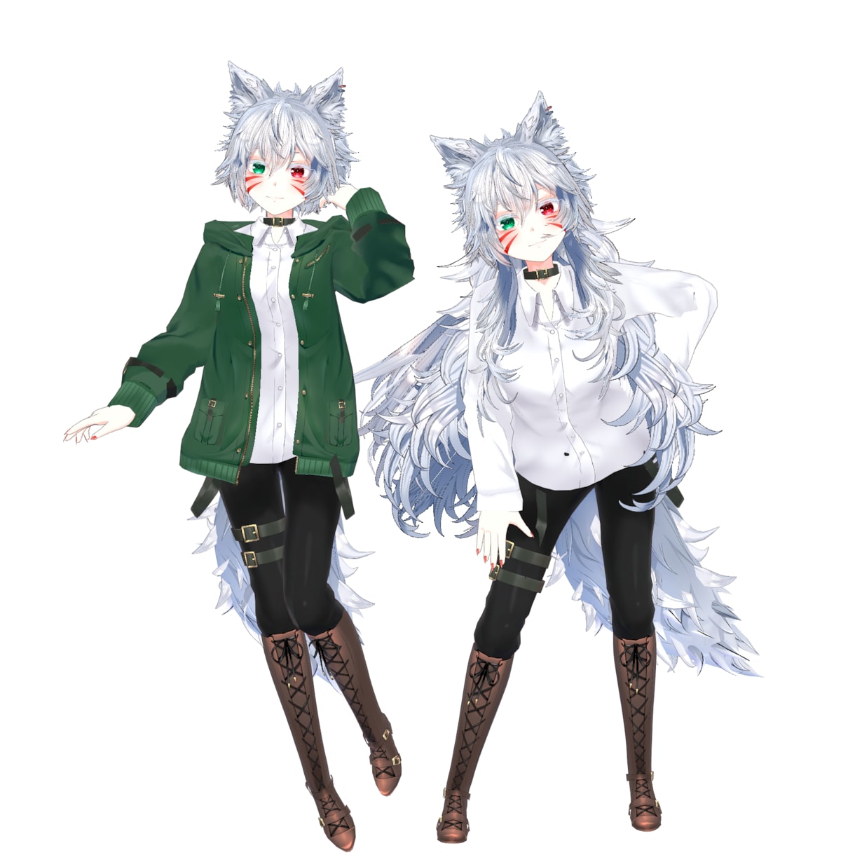 VTuberさん向けの3Dモデル作成します 画像1枚からでOK！キャラクター3Dモデリング致します！ イメージ7