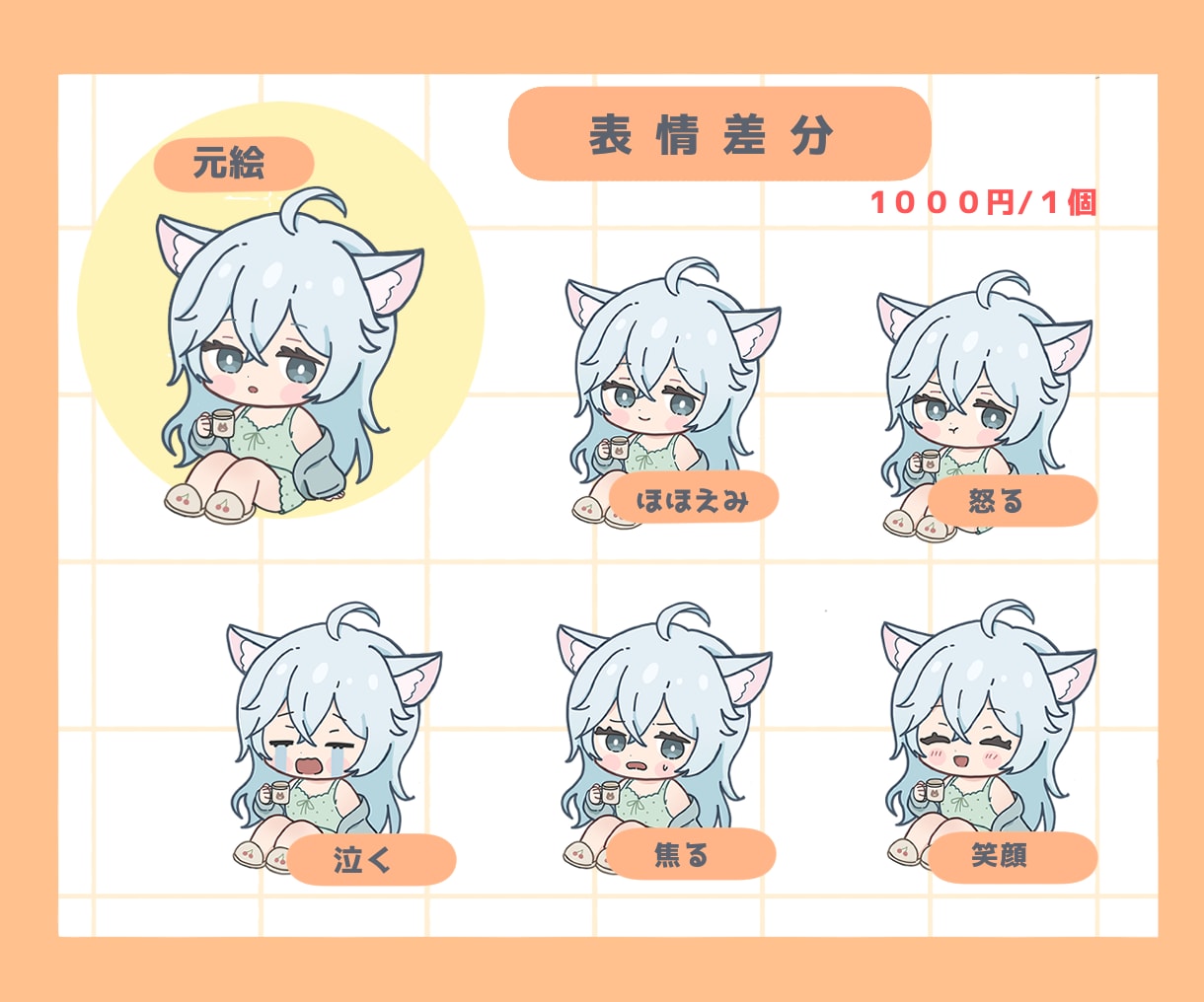 配信に使えるかわいいちびキャライラスト描きます アイコンやグッズ、スタンプに！かわいいミニキャラ制作します イメージ3