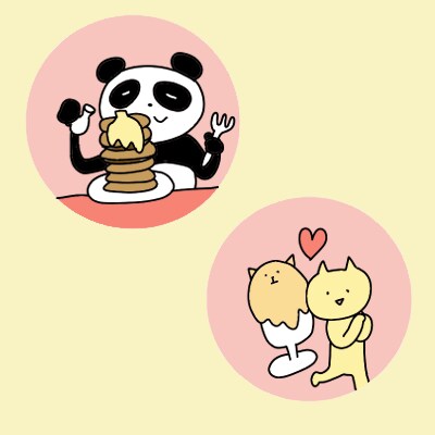 アイコンイラスト描きます ほんわりのんびり、キャラクターを描きます。 イメージ1