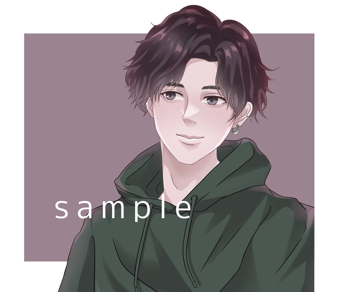 SNS・仕事用に最適！男性イラスト制作します 商用利用OK！柔らかタッチで信頼感ある仕上がりに！！ イメージ5