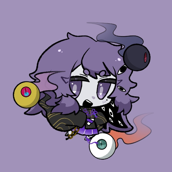もこもこペンでかわいいミニイラストお描きします シンプルかつ可愛い２頭身！IRIAMのミニキャラやグッズに！ イメージ1