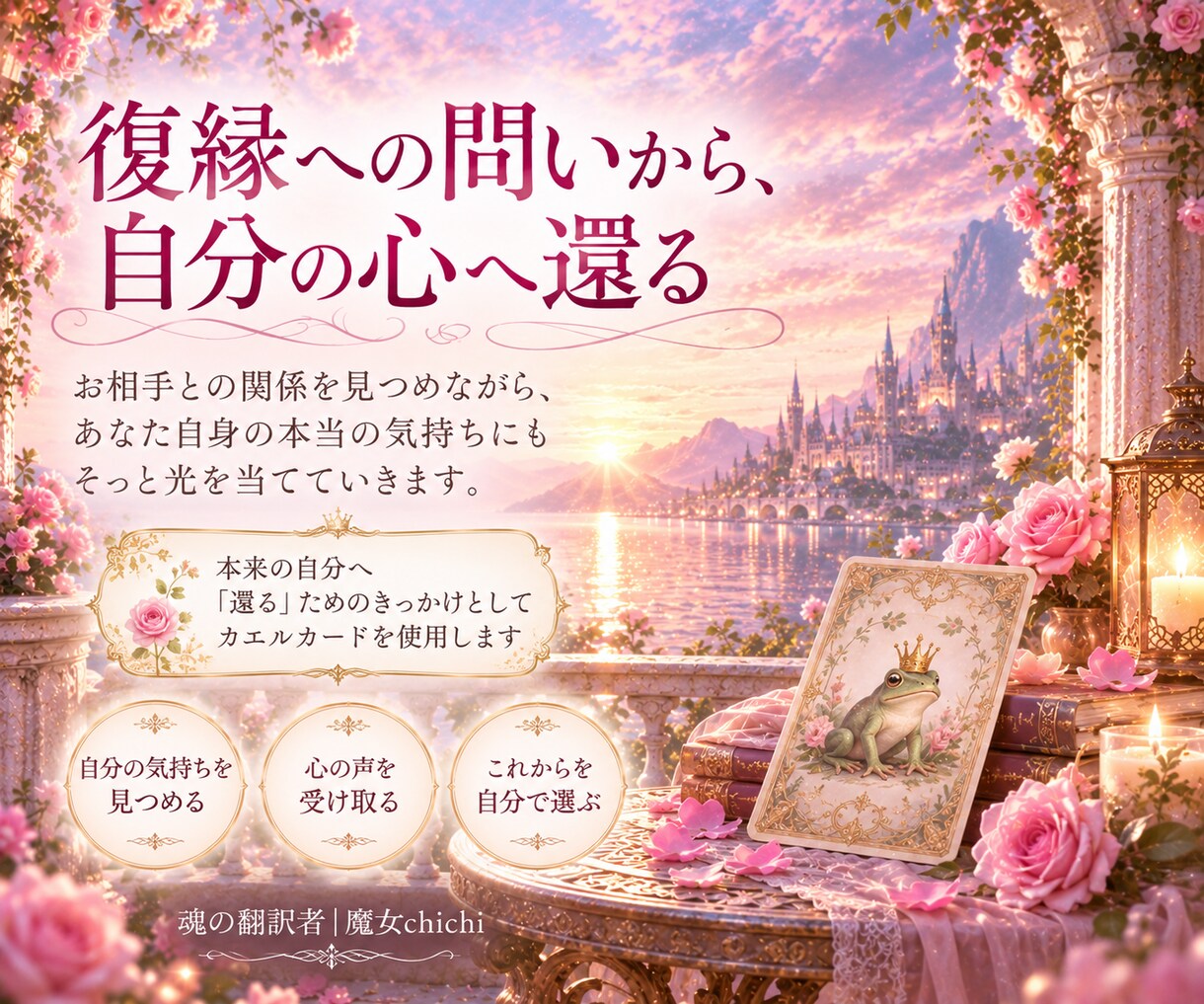 別れたあの人の気持ちを霊視で読み解きます 復縁を願う想いと、ふたりの今を丁寧に読み解きます イメージ4